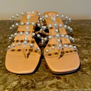 Madden Girl Pearl sandals.  Only worn once!  Size 7. I beautiful shape!